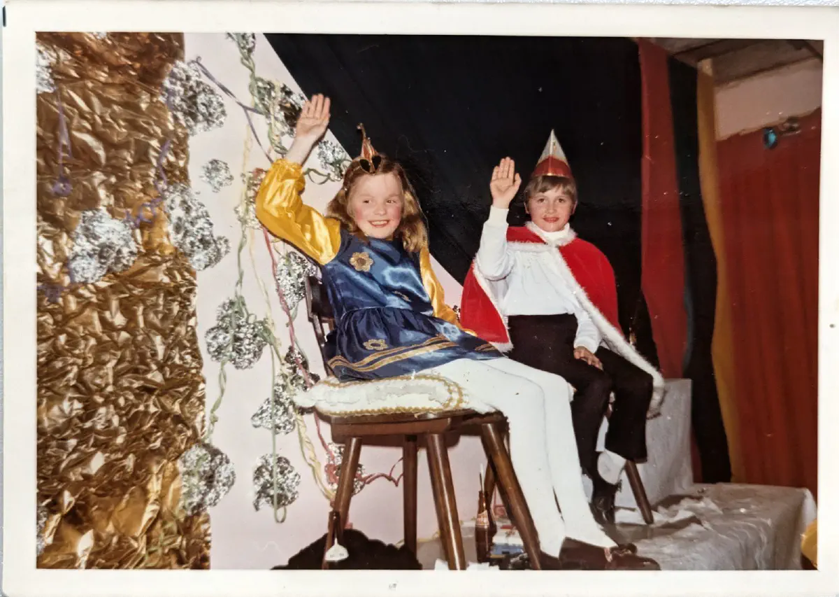 Unser erstes Kinderprinzenpaar 1973: Norbert I. Nagel und Petra I. Gesing
